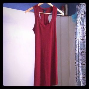 Forever 21 Red Racerback Dress Size S